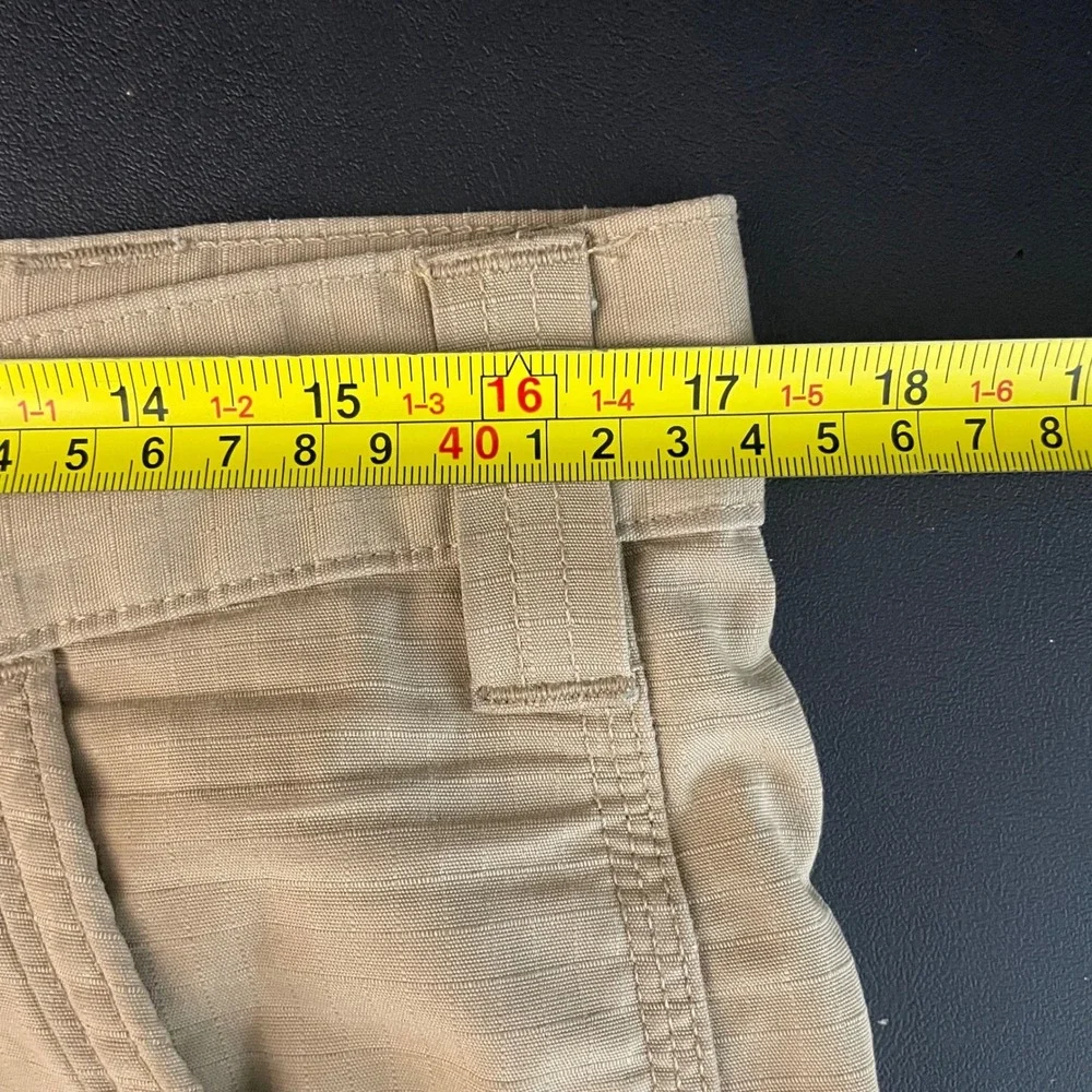 Carhartt Force Broxton Cargo Shorts Men 34 Tan Relaxed Fit Ripstop‎ Workwear